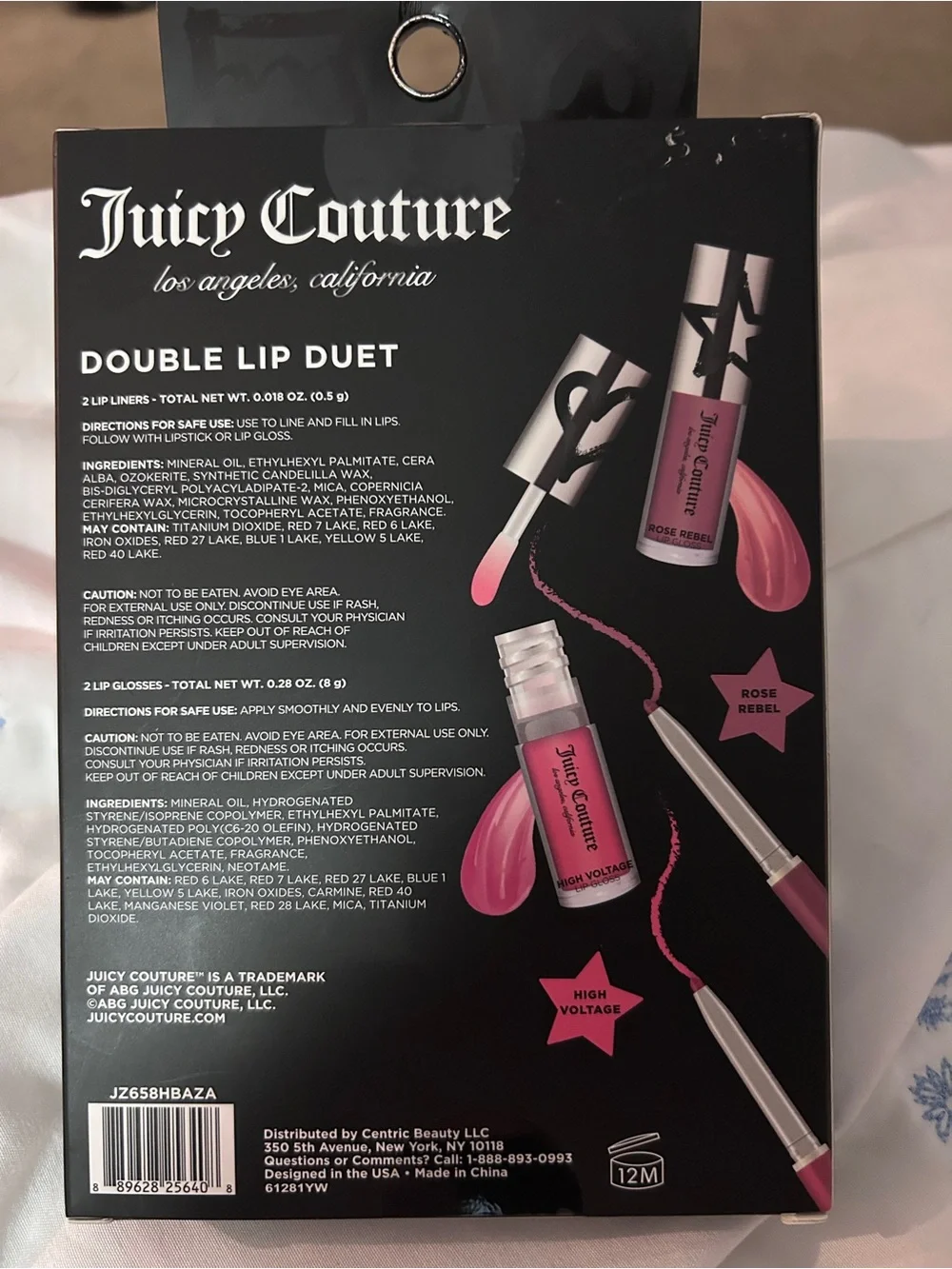 Juicy Couture Pink Eyeshadow & Lip Duo Set